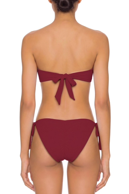 Ruched Back Side-Tie Bikini Bottom | SWBKB006