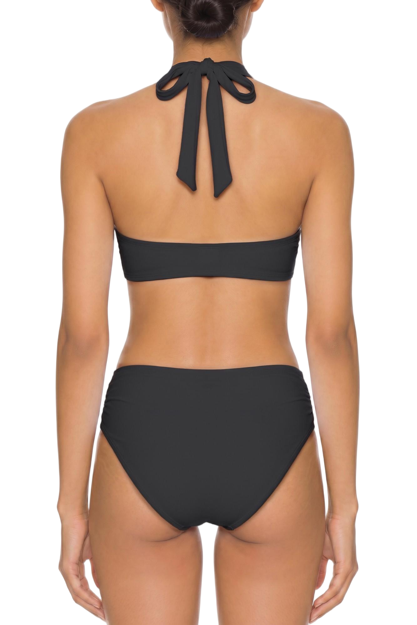 Plunge Halter Bikini Top | SWBKT013