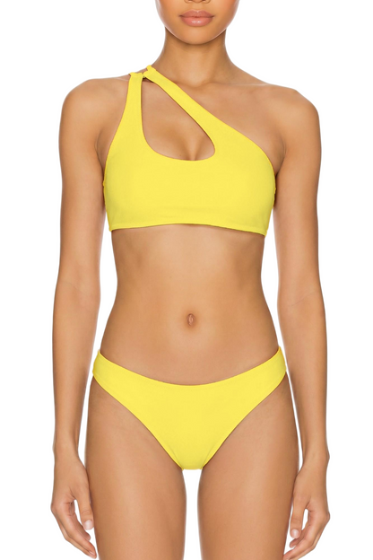 Asymmetrical Cutout Bikini Top | SWBKT019