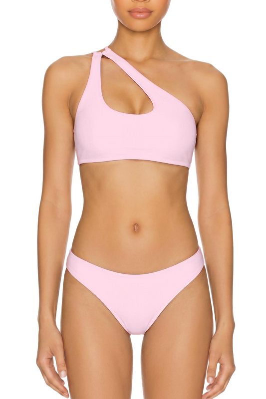 Asymmetrical Cutout Bikini Top | SWBKT019