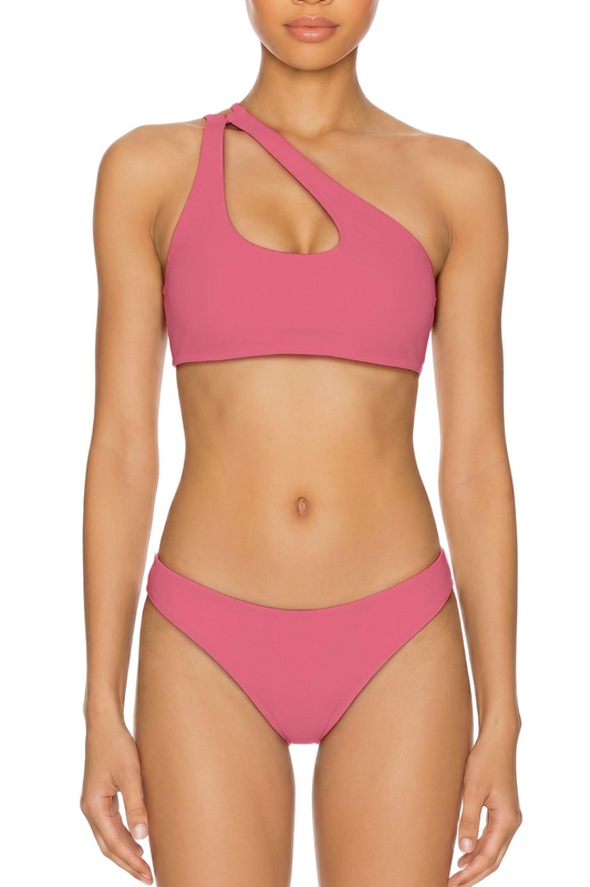 Asymmetrical Cutout Bikini Top | SWBKT019