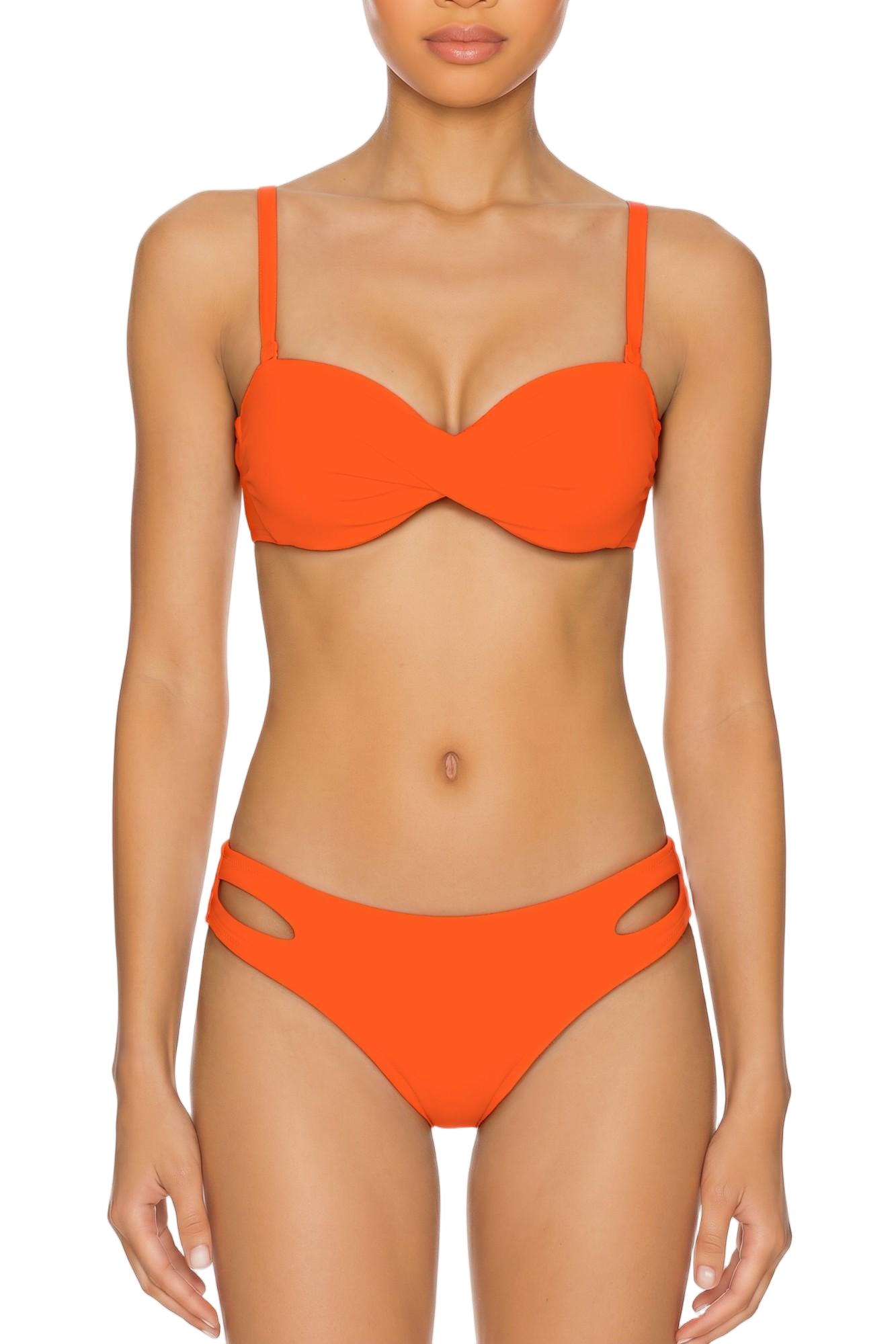 Side Cutout Bikini Bottom | SWBKB027