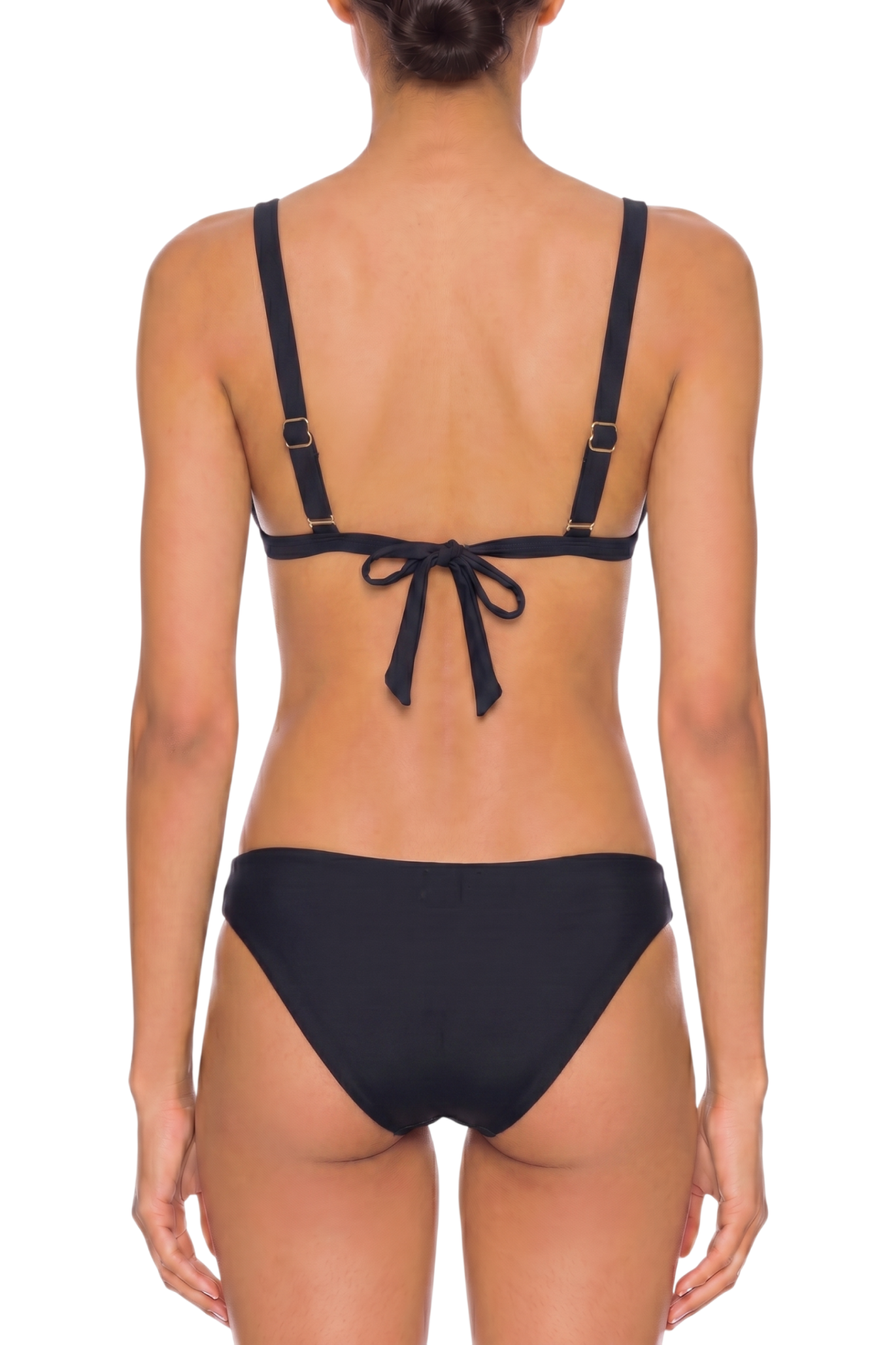 Wide Strap Triangle Bikini Set