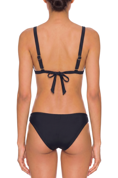 Wide Strap Triangle Bikini Set
