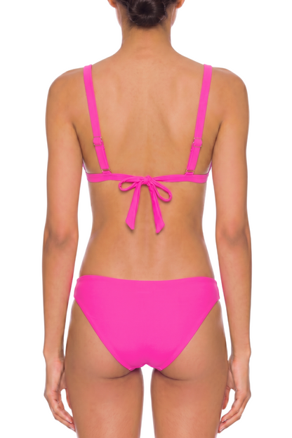 Wide Strap Triangle Bikini Set
