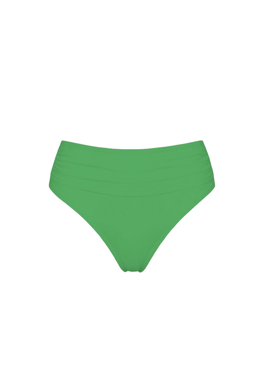 High-Waist Ruched Bikini Bottom | SWBKB013