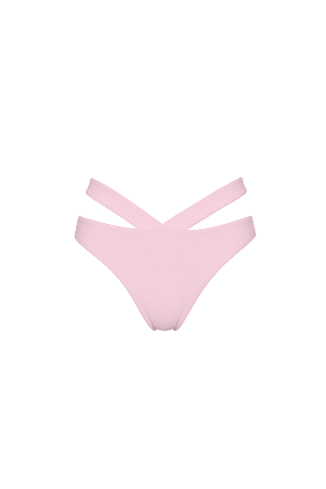 Cutout High-Waist Bikini Bottom | SWBKB017