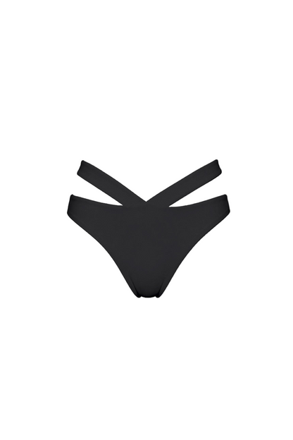 Cutout High-Waist Bikini Bottom | SWBKB017