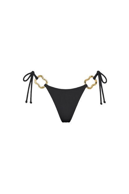 Gold Ring Side-Tie Bikini Bottom | SWBKB028