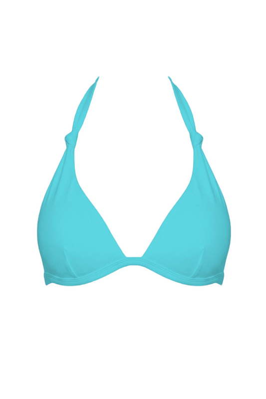 Knotted Halter Underwire Bikini Top | SWBKT001
