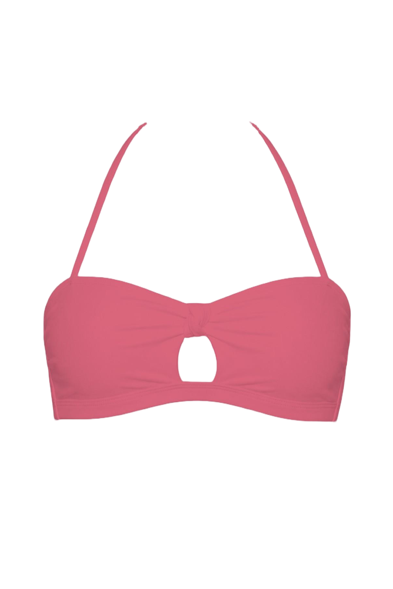 Keyhole Halter Bandeau Bikini Top | SWBKT005
