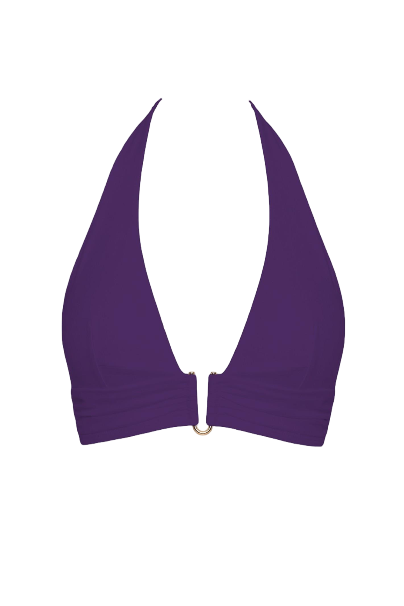 Plunge Halter Bikini Top | SWBKT013