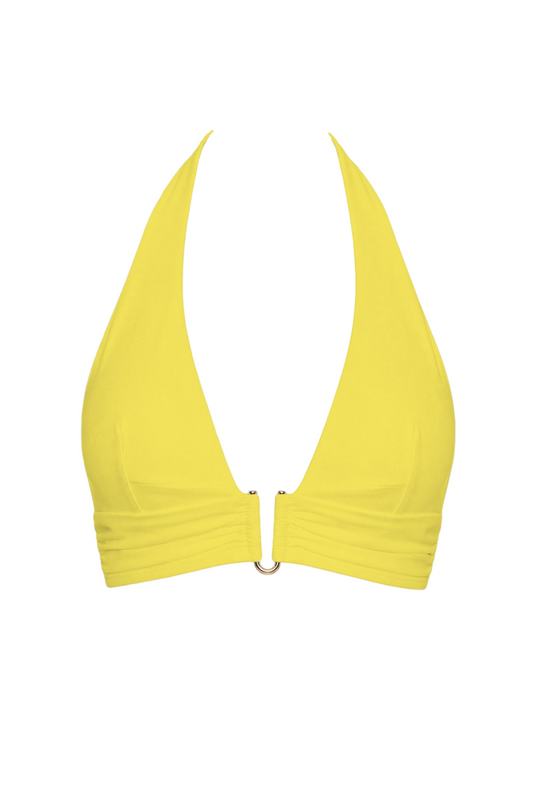 Plunge Halter Bikini Top | SWBKT013