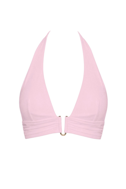Plunge Halter Bikini Top | SWBKT013