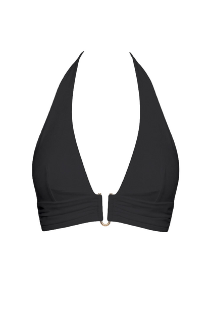 Plunge Halter Bikini Top | SWBKT013
