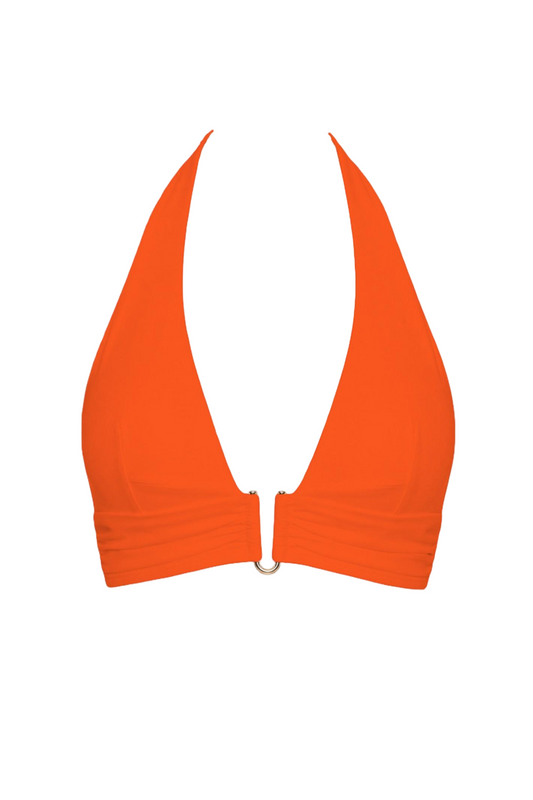 Plunge Halter Bikini Top | SWBKT013