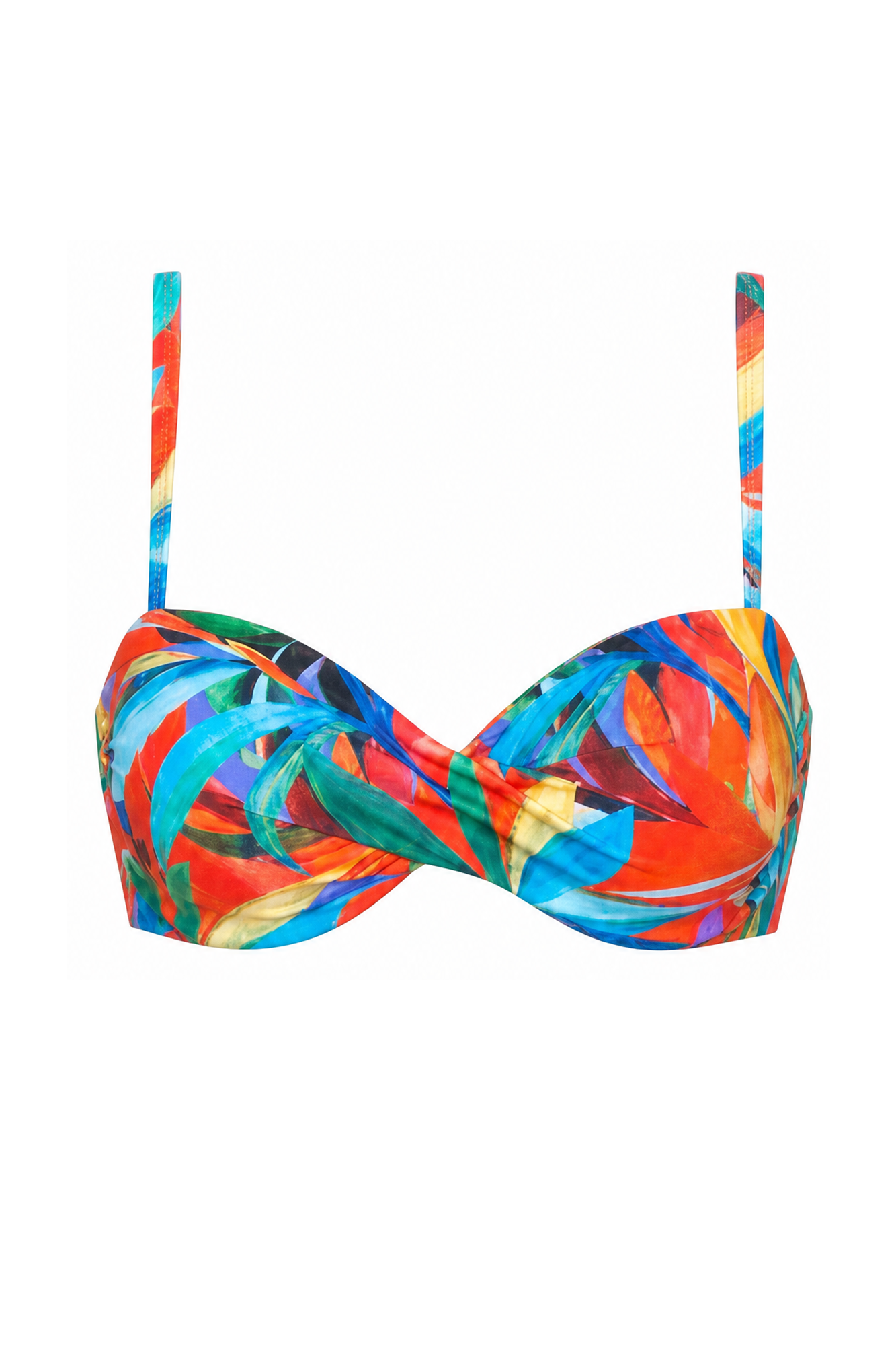 Twist-Front Underwire Bikini Top | SWBKT027
