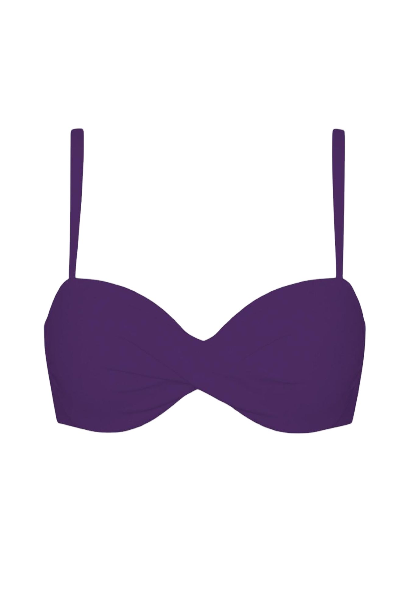 Twist-Front Underwire Bikini Top | SWBKT027