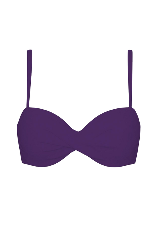 Twist-Front Underwire Bikini Top | SWBKT027