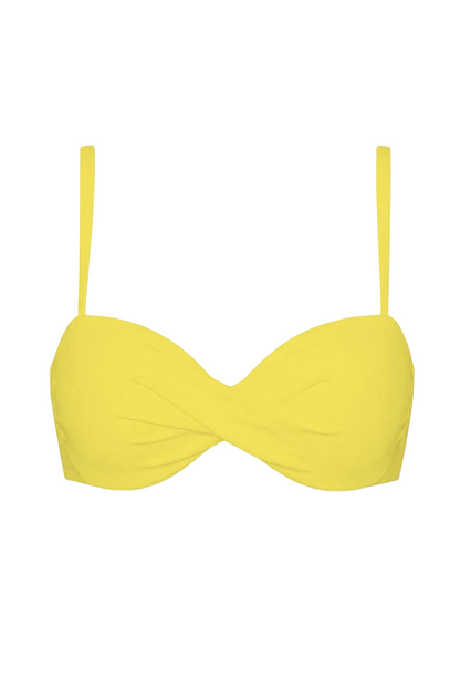 Twist-Front Underwire Bikini Top | SWBKT027