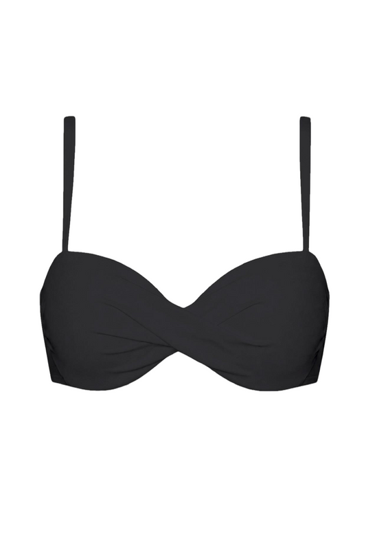 Twist-Front Underwire Bikini Top | SWBKT027