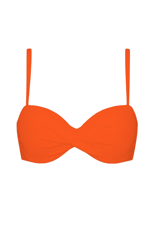 Twist-Front Underwire Bikini Top | SWBKT027