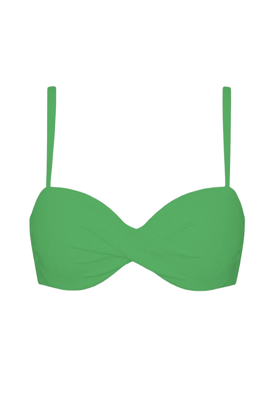Twist-Front Underwire Bikini Top | SWBKT027