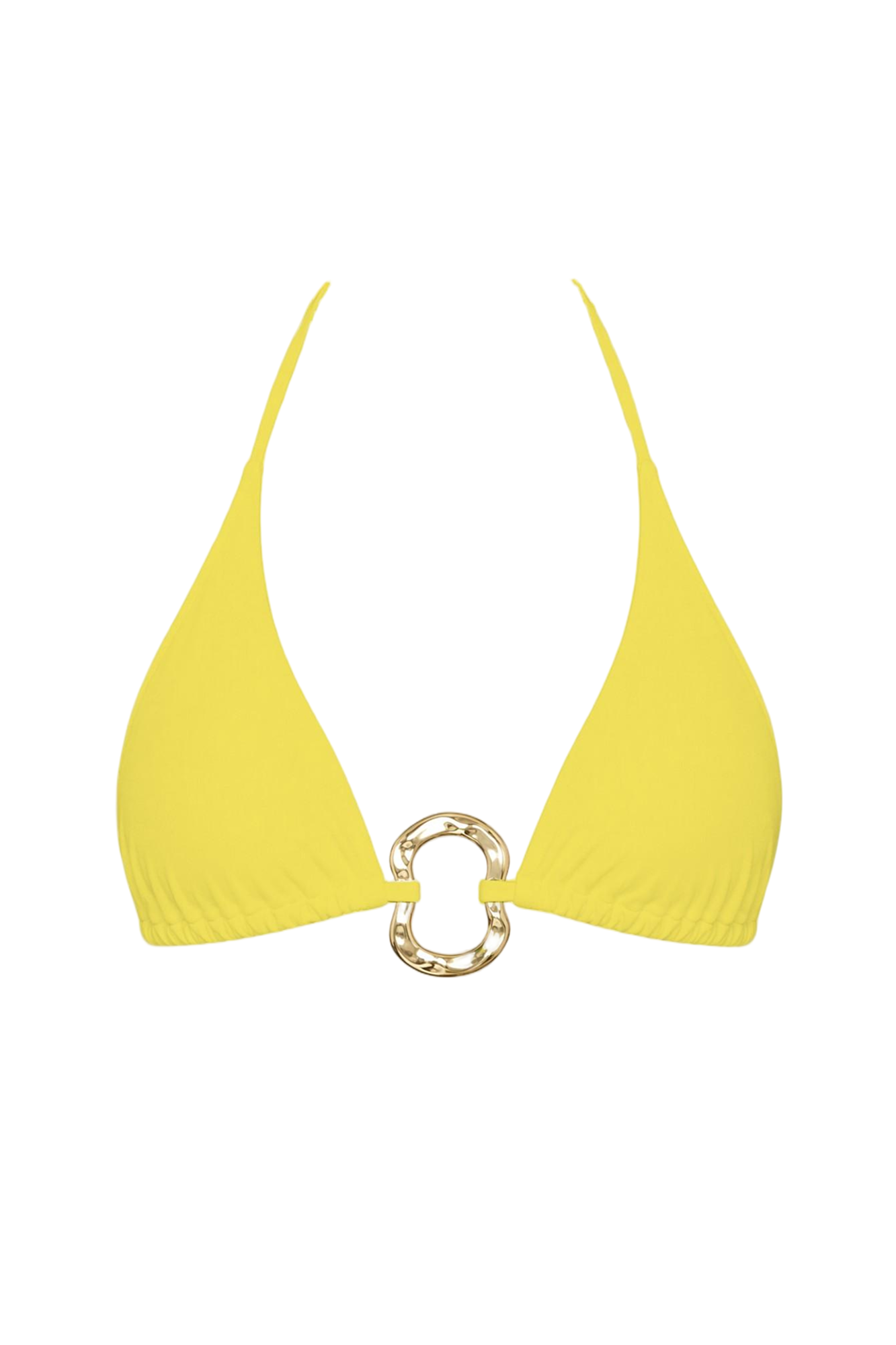 Gold Ring Triangle Bikini Top | SWBKT028