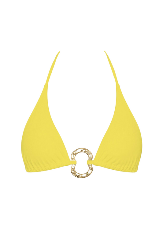 Gold Ring Triangle Bikini Top | SWBKT028