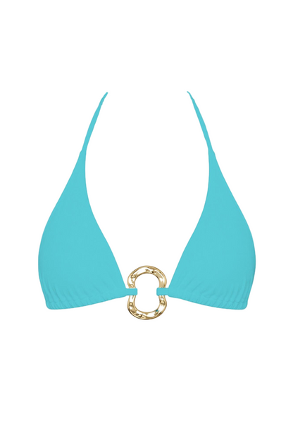 Gold Ring Triangle Bikini Top | SWBKT028