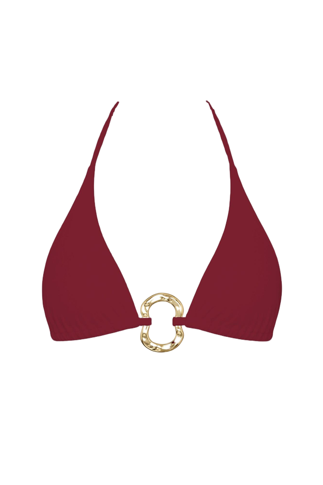 Gold Ring Triangle Bikini Top | SWBKT028
