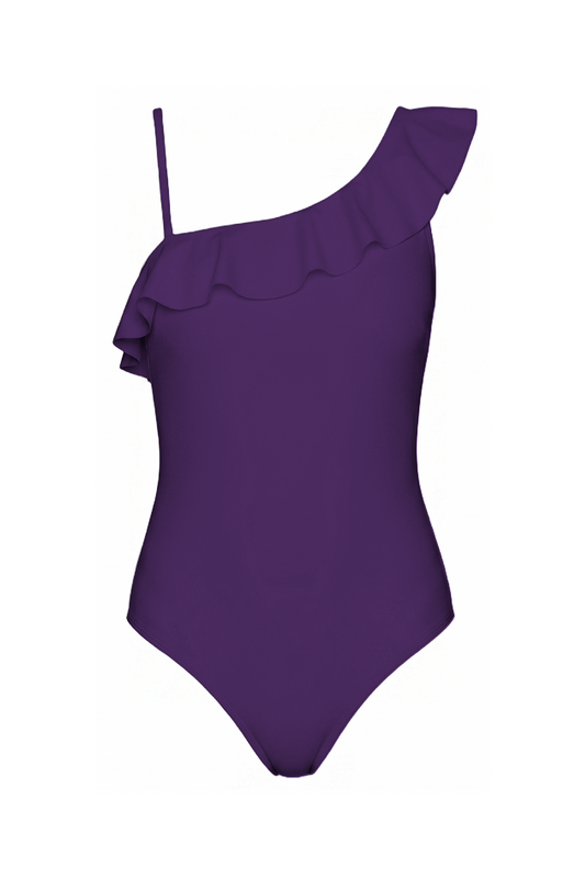 Ruffle One-Shoulder One-Piece | SWOP004