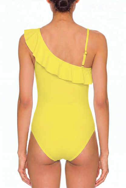 Ruffle One-Shoulder One-Piece | SWOP004