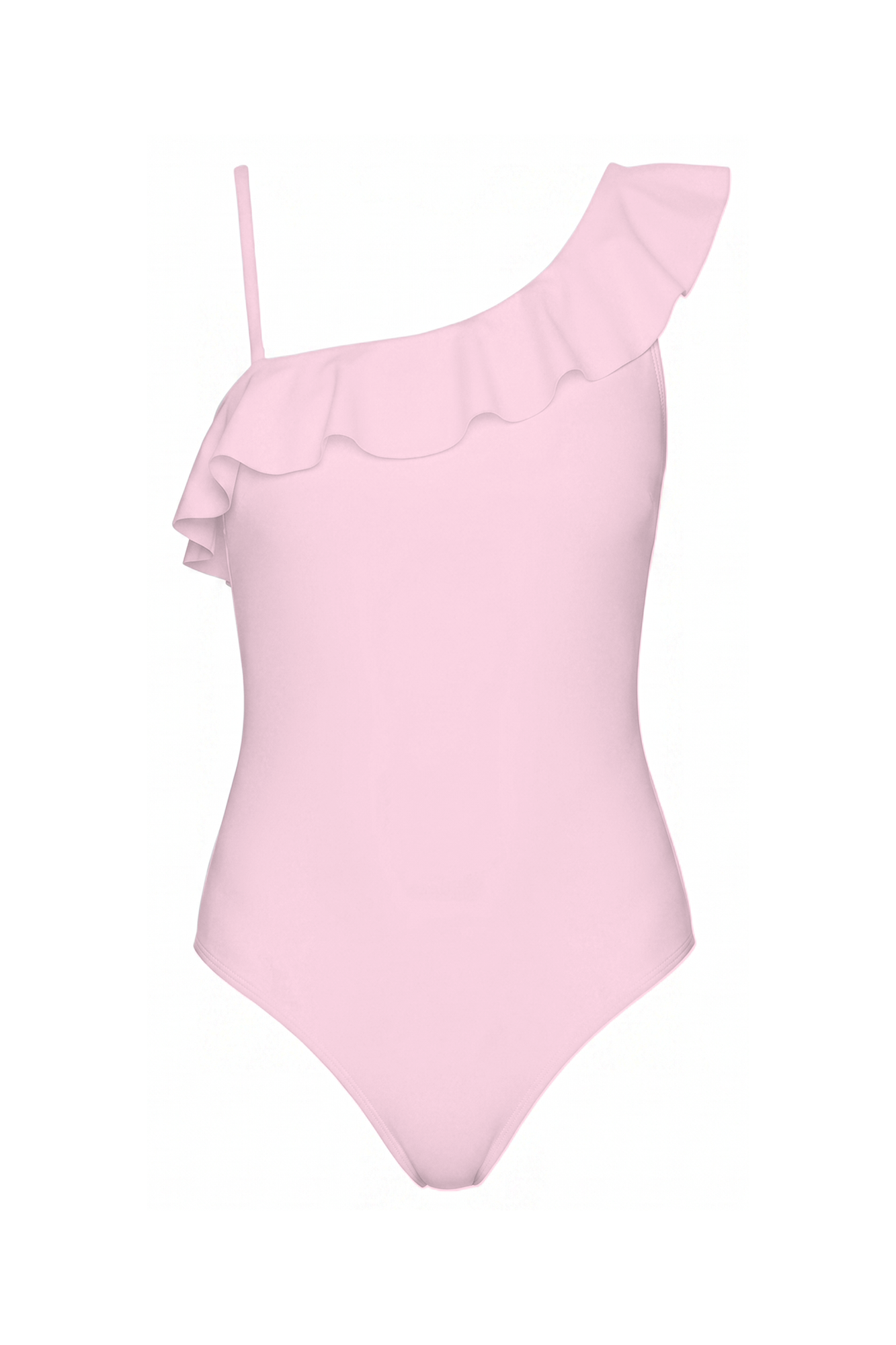 Ruffle One-Shoulder One-Piece | SWOP004