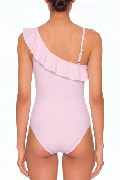 Ruffle One-Shoulder One-Piece | SWOP004