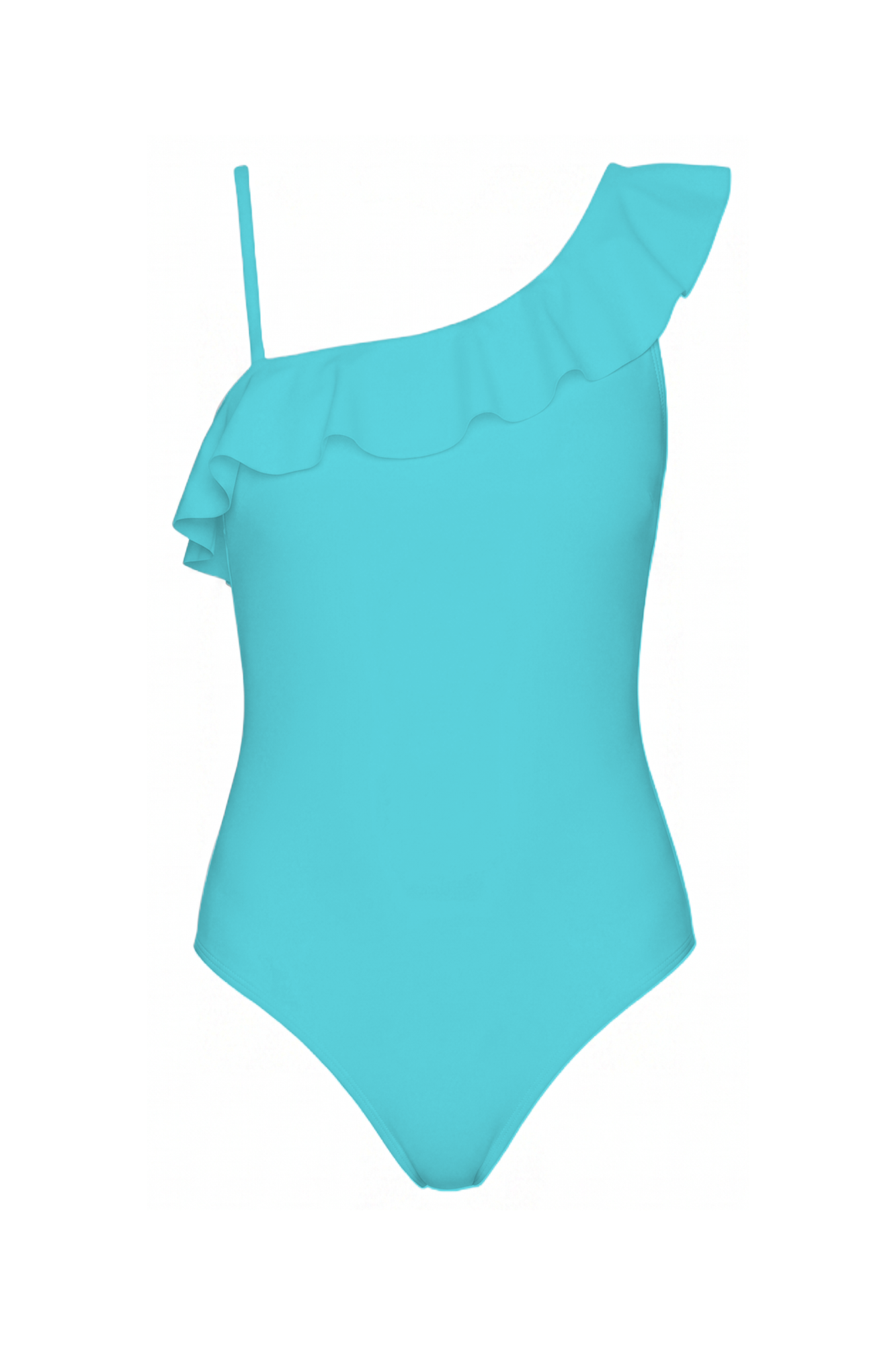 Ruffle One-Shoulder One-Piece | SWOP004