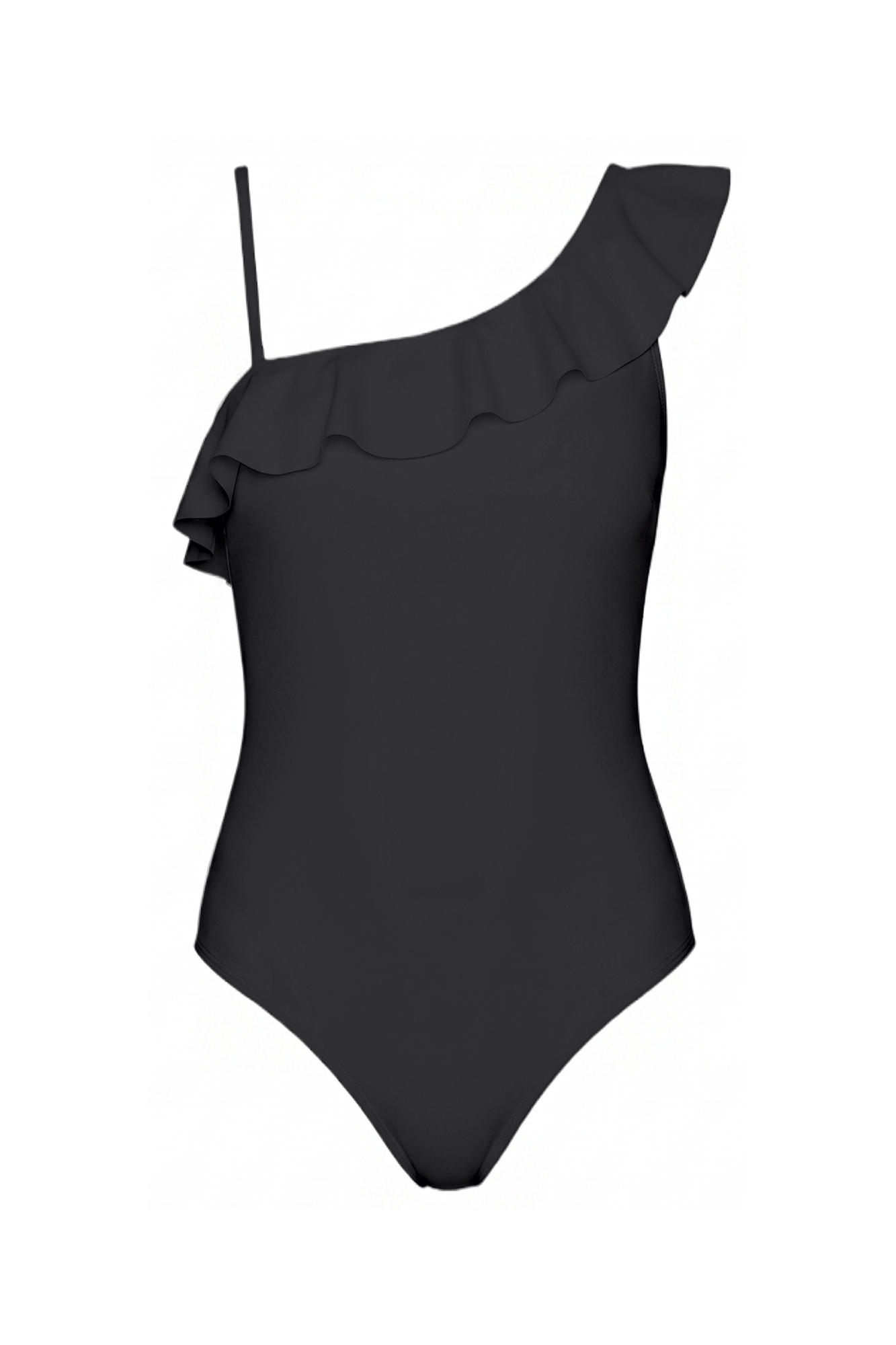Ruffle One-Shoulder One-Piece | SWOP004