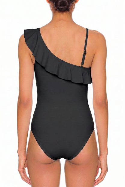 Ruffle One-Shoulder One-Piece | SWOP004