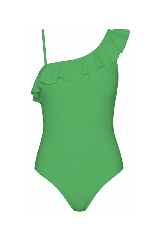 Ruffle One-Shoulder One-Piece | SWOP004