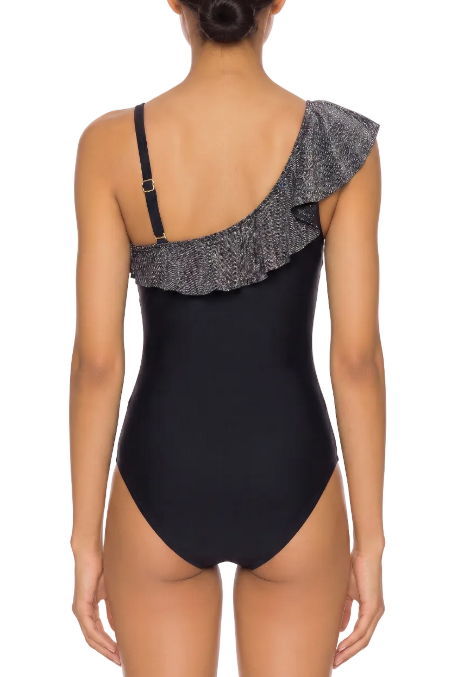 V-Neck Ruffle One-Piece Swimsuit | SWOP006