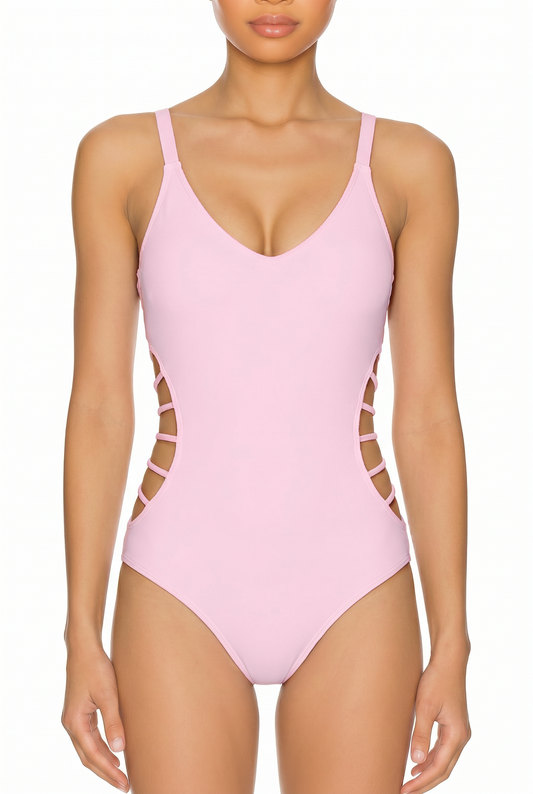 Side Cutout One-Piece Swimsuit | SWOP007