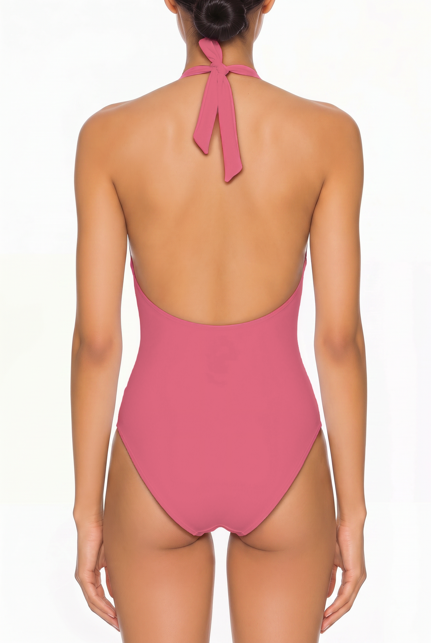Halter Keyhole One-Piece Swimsuit | SWOP009