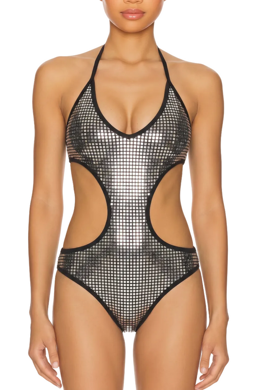 Halter Side-Cutout Monokini | SWOP011