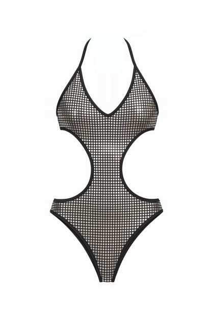 Halter Side-Cutout Monokini | SWOP011
