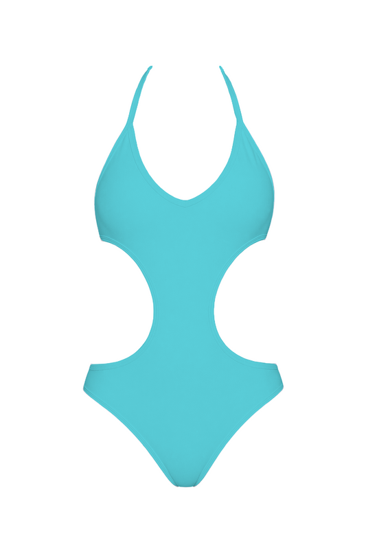 Halter Side-Cutout Monokini | SWOP011