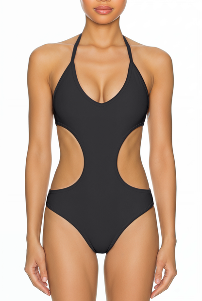Halter Side-Cutout Monokini | SWOP011