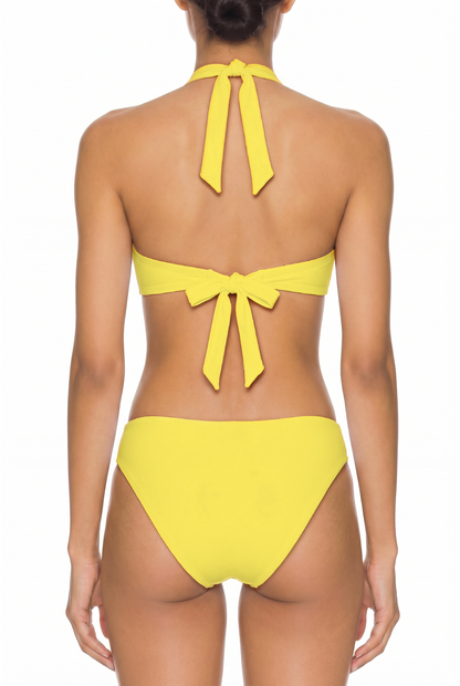 Halter Knot Cutout One-Piece | SWOP012