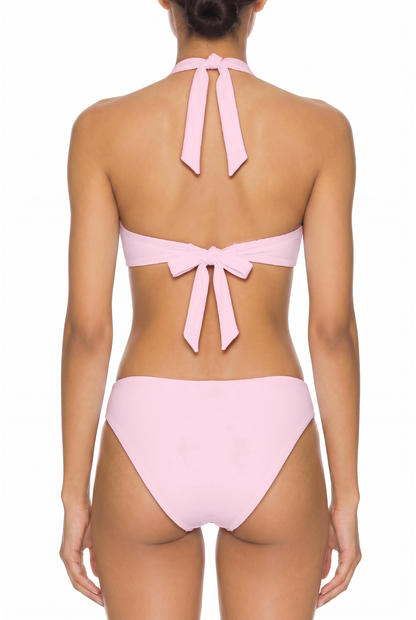 Halter Knot Cutout One-Piece | SWOP012