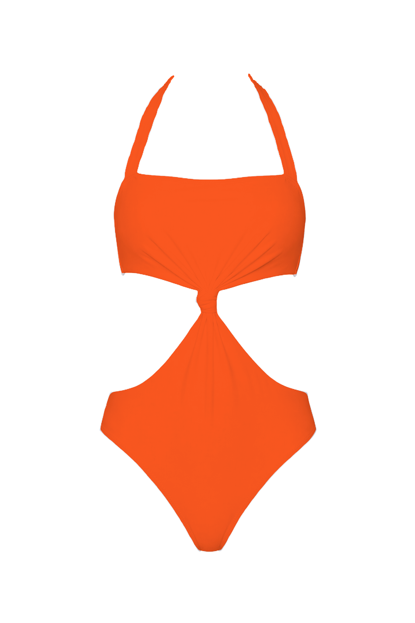 Halter Knot Cutout One-Piece | SWOP012