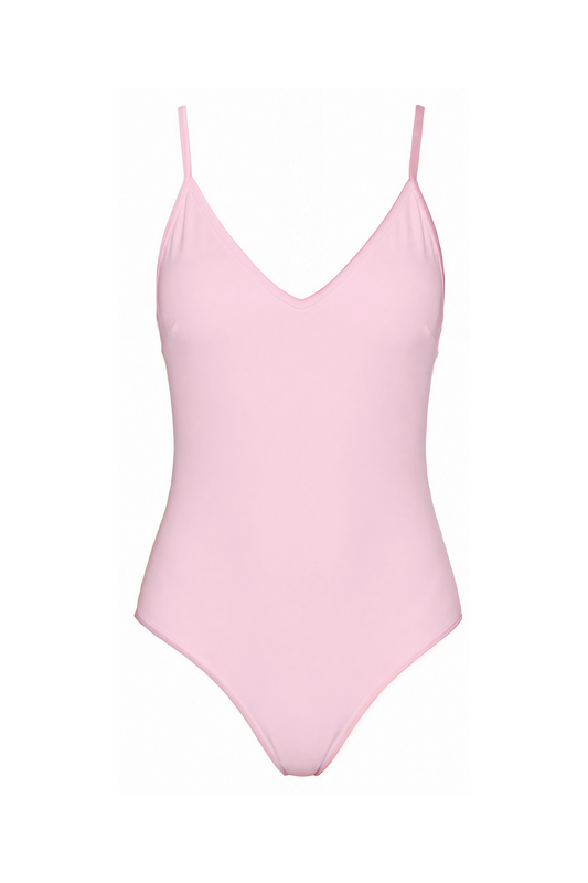 V-Neck Cutout Back One-Piece | SWOP014